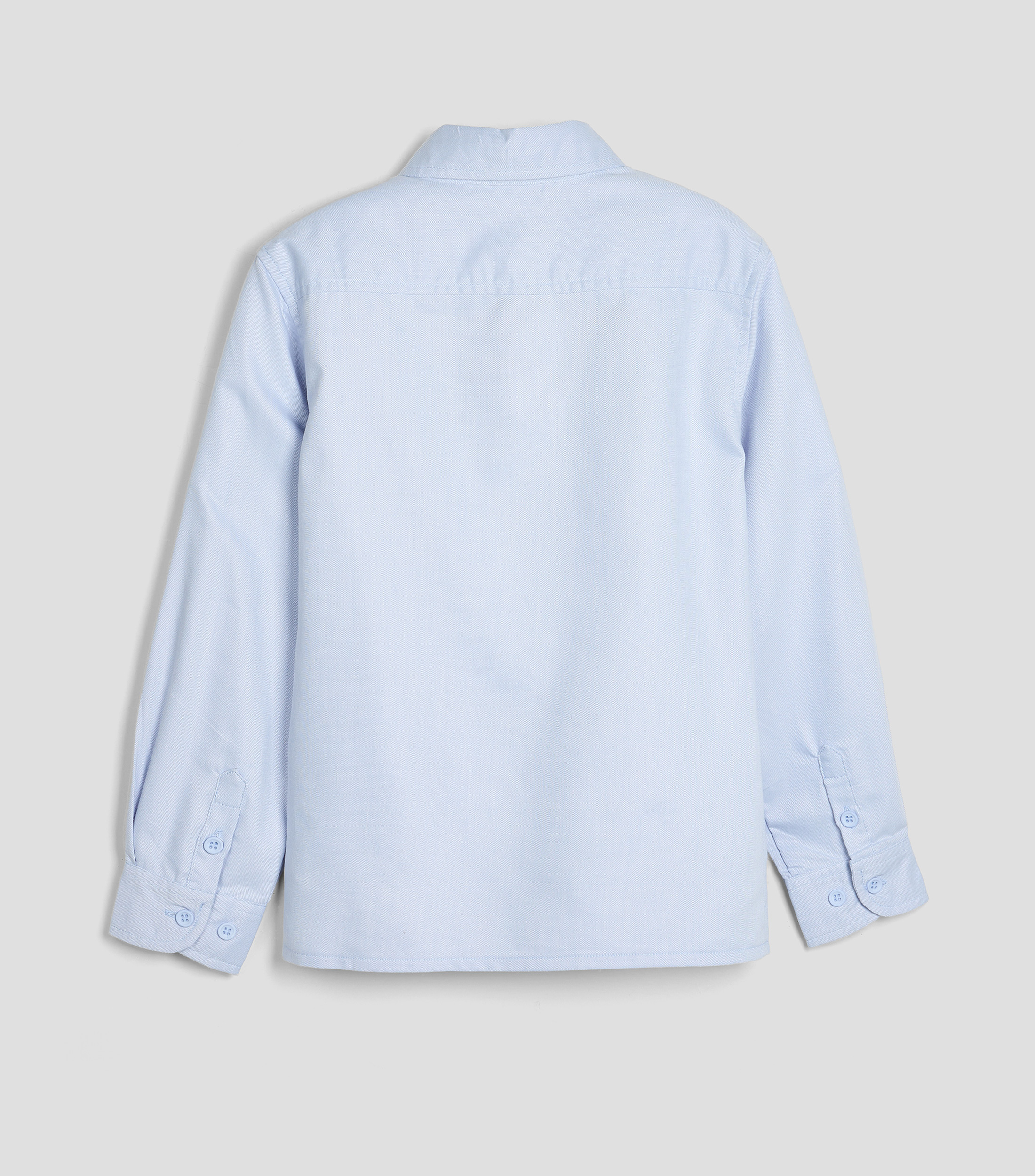 Camisa lisa manga larga Niño